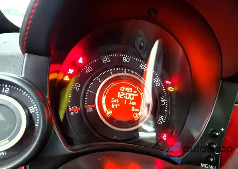 2012 Fiat 500 Abarth из США, поврежденный, VIN 3C3CFFFH9CT386134